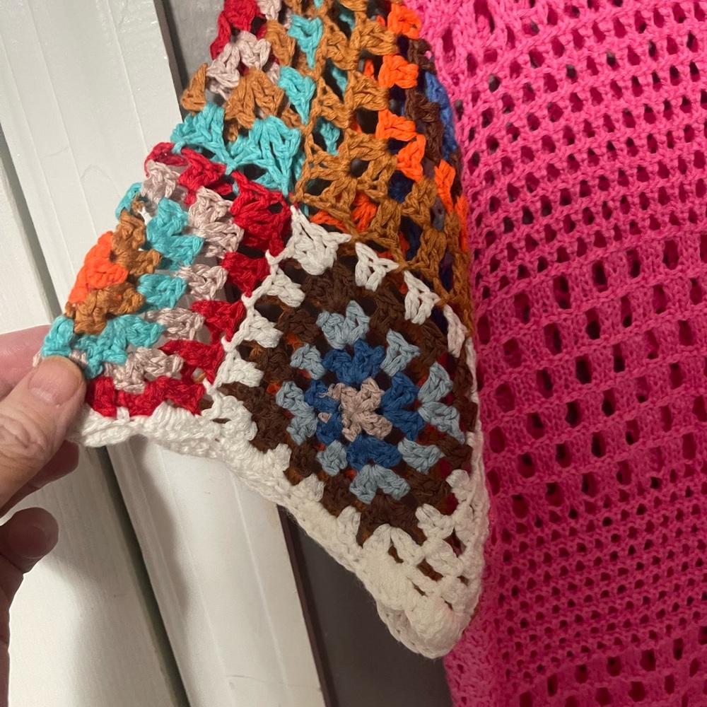 💕Crochet Colorful Blouse Women's 302 - Picture 8 of 8